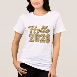 Hello 2026 Couple Matching T-Shirts