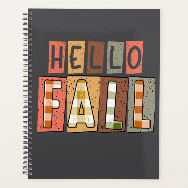 Hello Fall Agenda Design (Frente)