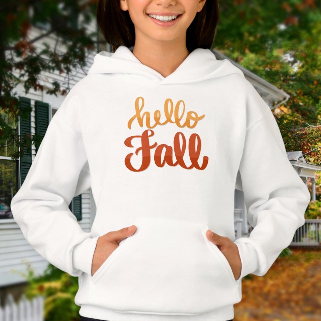 Hello Fall - Kids Sweater / Autumn Girl Sweater  (Criador carregado)