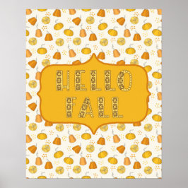 Hello Fall Poster