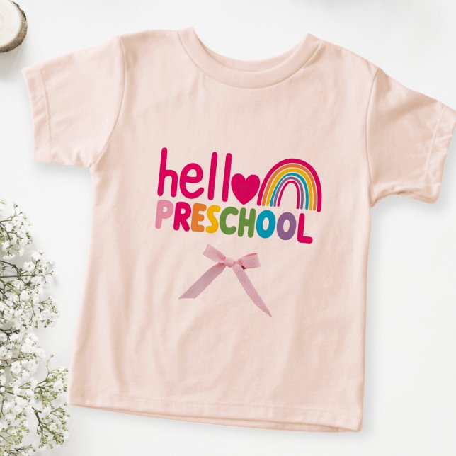Hello Preschool T-shirt - Preschool T-shirts (Criador carregado)
