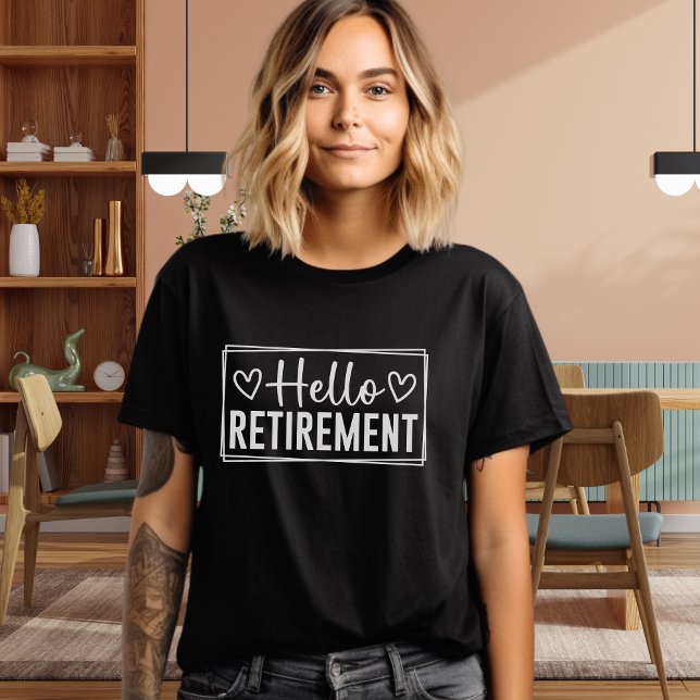 Hello Retirement for Women – Modern Typography  (Criador carregado)