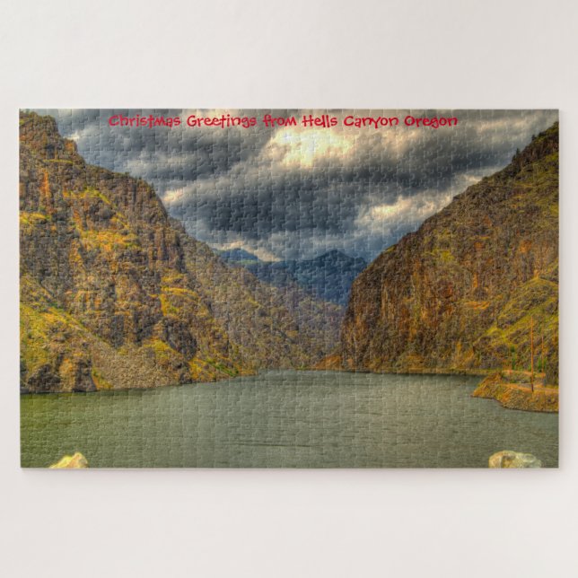 Hells Canyon Oregon. Quebra-cabeça (Horizontal)