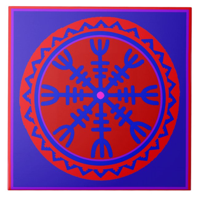 Helm of Awe Azulejo (Frente)