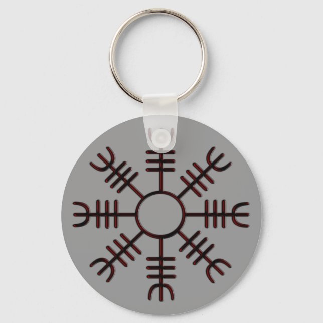 Helm of Awe Red Glow Chaveiro (Frente)