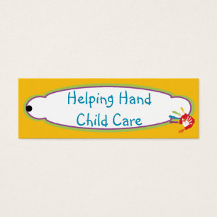 Helping Hand Child Care Hang Tag
