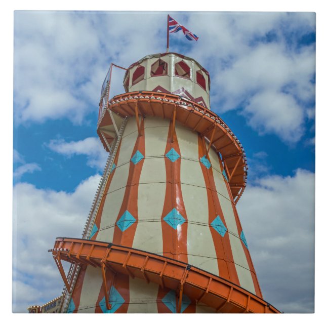 Helter Skelter para ver azulejo cerâmico (Frente)