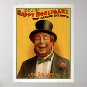 HELY HOOLIGAN'S Comedy Act VAUDEVILLE Poster