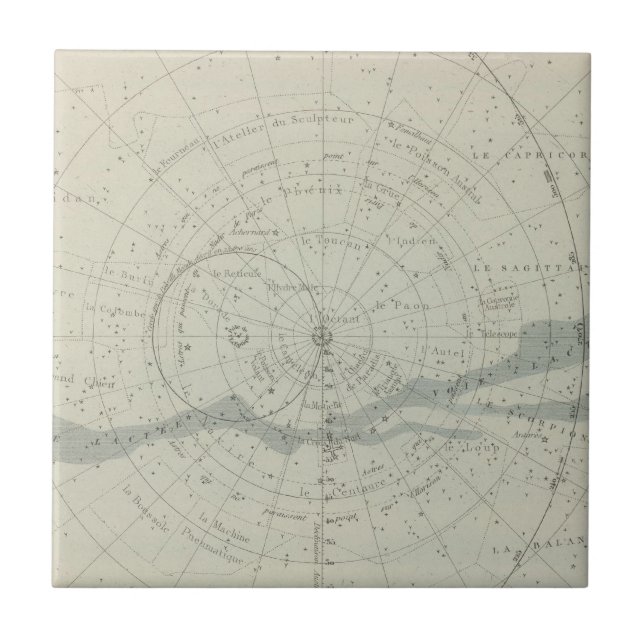 Hemisfério de Celeste do Planisphere (Frente)