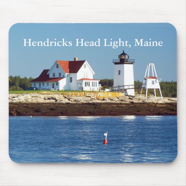 Hendricks Head Light, Maine Mousepad (Frente)