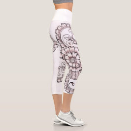 henna pants floral
