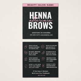 Henna Quadrado Preto Premium - Henna - Brows Care