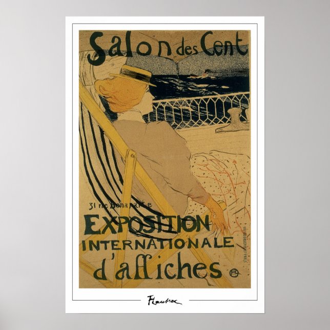 Henri de Toulouse-Lautrec Zedign Art Poster #129 (Frente)