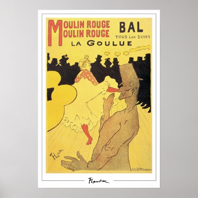 Henri de Toulouse-Lautrec Zedign Art Poster #409 (Frente)