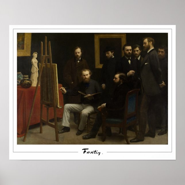 Henri Fantin-Latour Zedign Art Poster #293 (Frente)