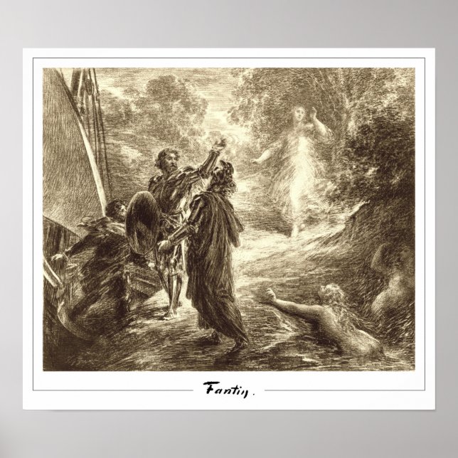 Henri Fantin-Latour Zedign Art Poster #517 (Frente)