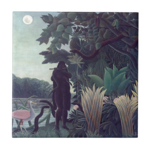 Henri Rousseau - A Cobra Charmer