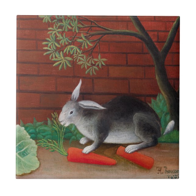 Henri Rousseau - A Refeição do Coelho (Frente)
