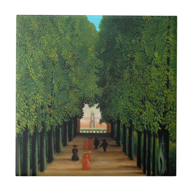 Henri Rousseau, Avenida no Parque em Saint Cloud (Frente)
