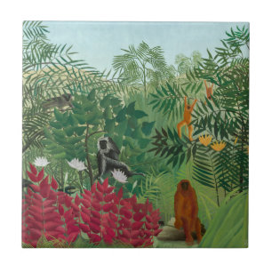 Henri Rousseau - Floresta Tropical com Macacos