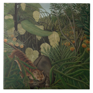 Henri Rousseau - Luta entre um Tigre