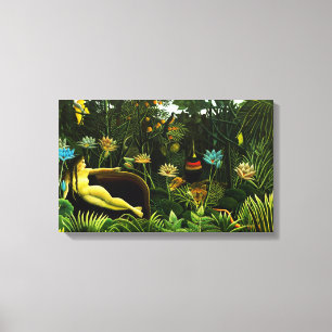 Henri Rousseau O Dream Canvas Print