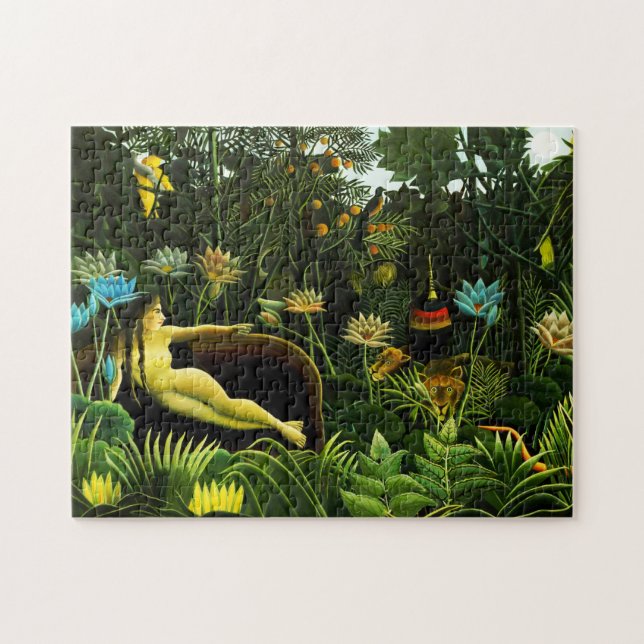 Henri Rousseau O Quebra-cabeça do Sonho (Horizontal)
