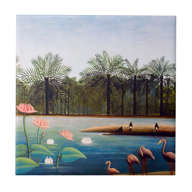 Henri Rousseau - Os Flamingos (Frente)
