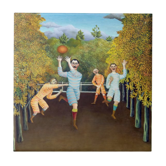 Henri Rousseau - Os Jogadores De Futebol (Frente)
