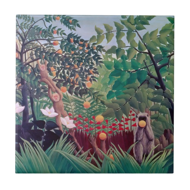 Henri Rousseau - Paisagem Exótica (Frente)