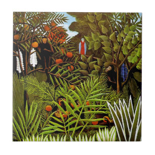 Henri Rousseau - Paisagem Exótica Arte da Selva