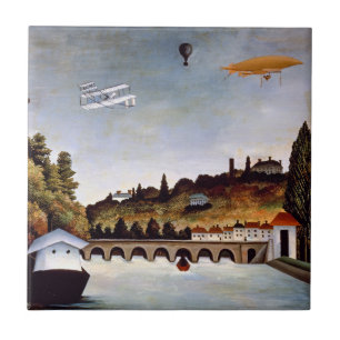 Henri Rousseau - Ponte de Sèvres e colinas de Clam