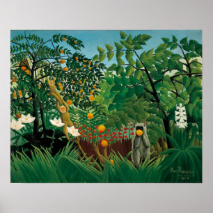 Henri Rousseau - Poster de Paisagem Exótica