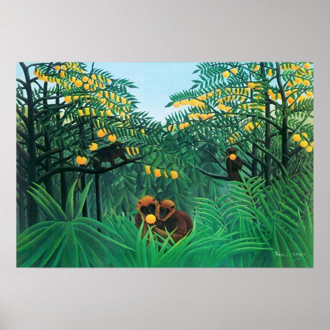 Henri Rousseau, Poster dos trópicos (Frente)
