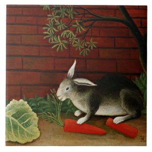 Henri Rousseau trabalho de arte, Coelho