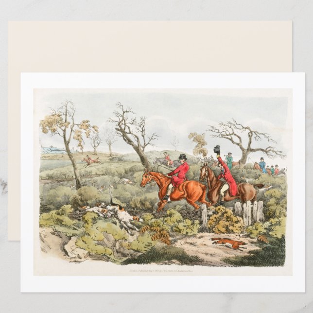 Henry Alken | Fox Hunting (Frente/Verso)