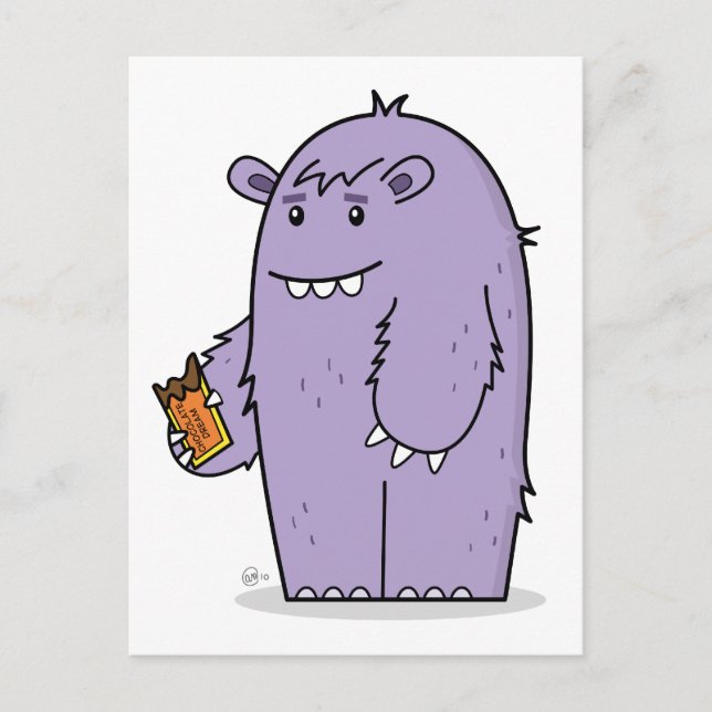 Henry Ama Chocolate - Cartão Postal (Frente)