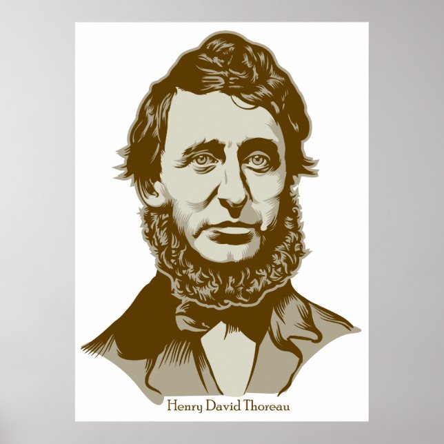 Henry David Thoreau Poster (Frente)