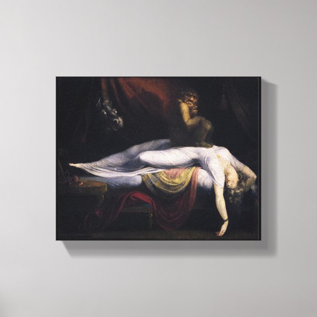 Henry Fuseli A Arte Da Canvas Da Pintura Do Pesade (Frente)