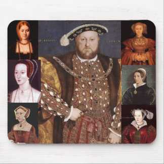 Henry VIII e suas seis esposas Mousepad