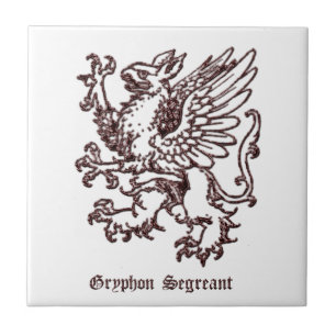 Heráldica medieval Gryphon segreant
