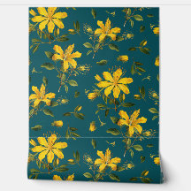 Herbal Flowers Seamless Pattern