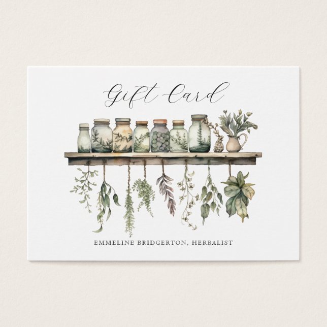 Herbalist Gift Certificate  (Frente)