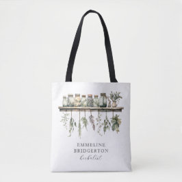 Herbalist Watercolor Tote