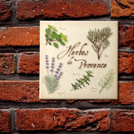 Herbes de Provence Azulejo cerâmico