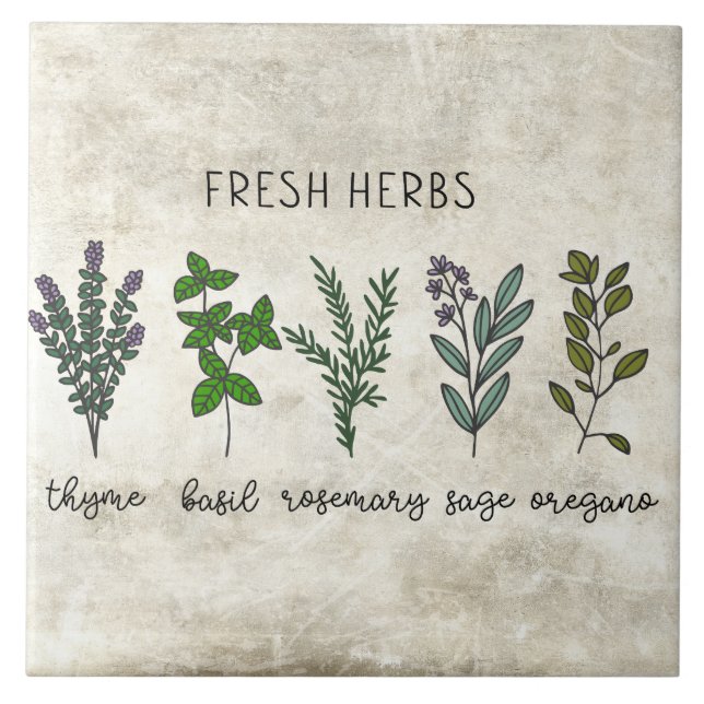 Herbos Frescos Thyme Basil Farmhouse Russo (Frente)