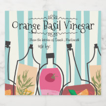 Herbos fruta vinagres domésticos