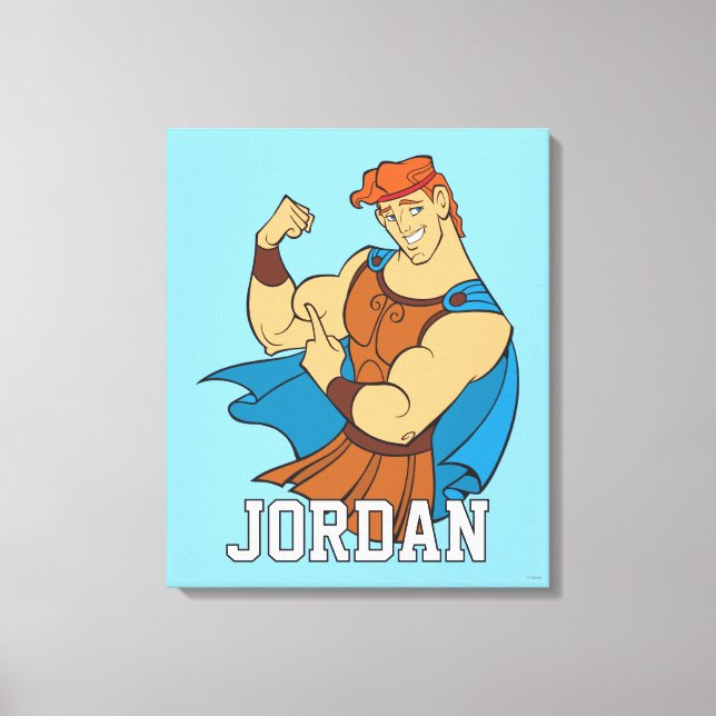 Hercules Bicep Flex Canvas Print (Frente)