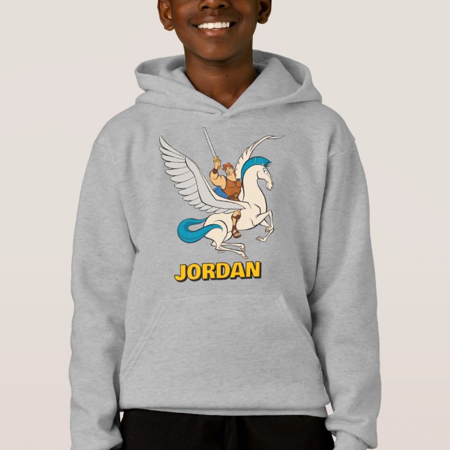 Hercules Riding Pegasus Hoodie (Frente)