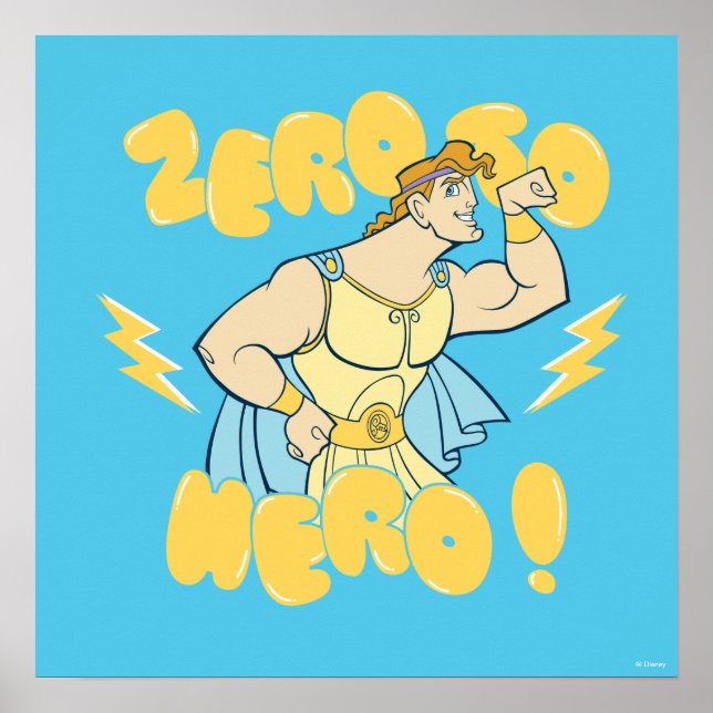 Hercules - Zero to Hero Poster (Frente)